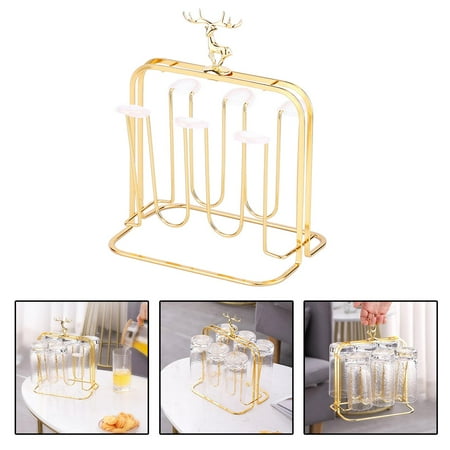 Golden Luxury Mug Drying Rack Metal Countertop Minimalist Drying Rack Storage Organiser Kitchen Coffee Holder for Home Kitchen Baby Cups
Golden Luxury Mug Drying Rack Metal Countertop Minimalist Drying Rack Storage Organiser Kitchen Coffee Holder for Home Kitchen Baby Cups