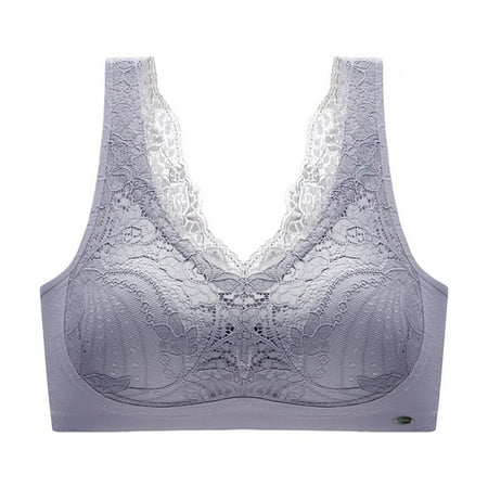 Xmarks Lace Bralettes for Women with Support Push up - Traceless U-back No Steel Ring Breathable Comfortable Soft Bra Plus Size M-4XL
Xmarks Lace Bralettes for Women with Support Push up - Traceless U-back No Steel Ring Breathable Comfortable Soft Bra Plus Size M-4XL