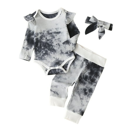 Binmer Newborn Infant Baby Girls Boys Rainbowtie-Dye Romper Bodysuit+Pants+Headband Set
Binmer Newborn Infant Baby Girls Boys Rainbowtie-Dye Romper Bodysuit+Pants+Headband Set