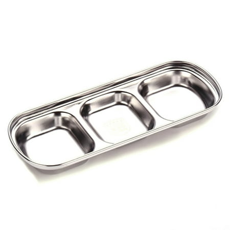 Gerich Stainless Steel Multi-grid Seasoning Dish Dipping Bowls Vinegar Plates Tableware
Gerich Stainless Steel Multi-grid Seasoning Dish Dipping Bowls Vinegar Plates Tableware