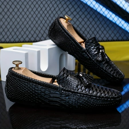 Sleek All-Season Tassel Loafers: Non-Slip Slip-On Comfort with Fish Scale Style for Parties & Casual Wear
Sleek All-Season Tassel Loafers: Non-Slip Slip-On Comfort with Fish Scale Style for Parties & Casual Wear