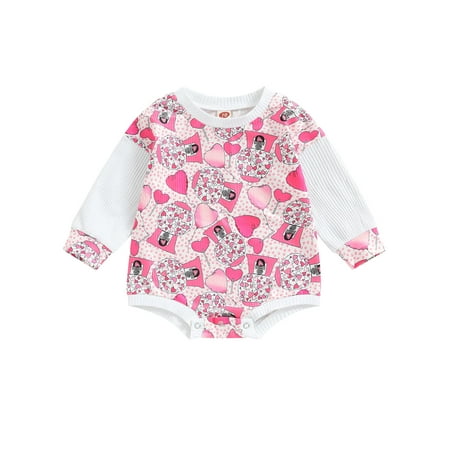Meihuida Valentine s Day Baby Girls Jumpsuits Casual Romantic Print Long Sleeves Romper for Infant Toddler
Meihuida Valentine s Day Baby Girls Jumpsuits Casual Romantic Print Long Sleeves Romper for Infant Toddler