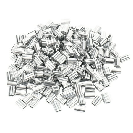 Wire Rope Sleeve 1/16 inch Wire Rope Aluminum Sleeves Fittings Cable Crimps 200 Pcs
Wire Rope Sleeve 1/16 inch Wire Rope Aluminum Sleeves Fittings Cable Crimps 200 Pcs