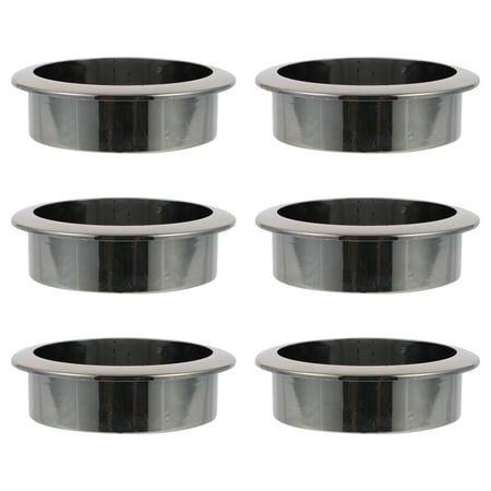 NUOLUX 6Pcs Desk Grommets Desk Wire Hole Cover Nylon Cable Hole Cover Home Gadget