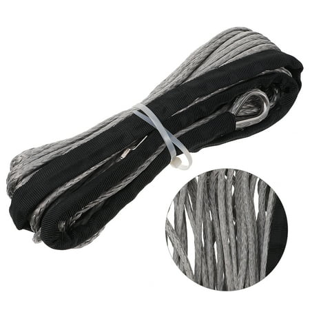 Synthetic Winch Rope 7700LBS Winch Line Cable Rope 1/4 x 50ft Nylon Winch Rope Cable for Off Road Jeep SUV ATV
Synthetic Winch Rope 7700LBS Winch Line Cable Rope 1/4 x 50ft Nylon Winch Rope Cable for Off Road Jeep SUV ATV