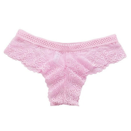 Clearance! Womens Underwear Invisible Seamless Bikini Lace Underwear Half Back Coverage Panties Pink M
Clearance! Womens Underwear Invisible Seamless Bikini Lace Underwear Half Back Coverage Panties Pink M