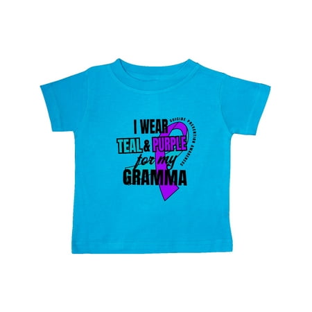 Inktastic Suicide Prevention I Wear Teal and Purple for My Gramma Gift Baby Boy or Baby Girl T-Shirt
Inktastic Suicide Prevention I Wear Teal and Purple for My Gramma Gift Baby Boy or Baby Girl T-Shirt