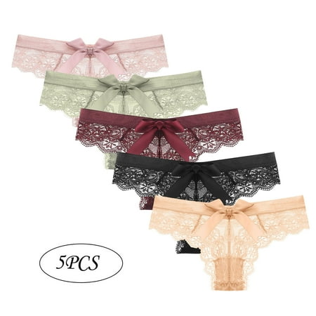Patlollav Lingerie for Womens Clearance Women s Sexy Underwear Lace Bow Bikini Panties Pearl Silky Comfy Lace Brife
Patlollav Lingerie for Womens Clearance Women s Sexy Underwear Lace Bow Bikini Panties Pearl Silky Comfy Lace Brife