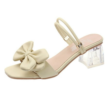 sandals for Women Fashion Summer Women Sandals Medium Heel Chunky Heel Solid Color Bow Open Toe Casual Style PU Dress Sandals for Women Yellow
sandals for Women Fashion Summer Women Sandals Medium Heel Chunky Heel Solid Color Bow Open Toe Casual Style PU Dress Sandals for Women Yellow