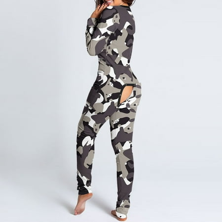 Womens Pajama Sets Women Robes Women S Button-Down Print Functional Buttoned Flap Adults Romper Jumpsuit Pajamas For Women Nightgowns Sleep Shirts
Womens Pajama Sets Women Robes Women S Button-Down Print Functional Buttoned Flap Adults Romper Jumpsuit Pajamas For Women Nightgowns Sleep Shirts