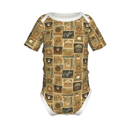 Gaeub coffee Stamps Print Infant Climbing Onesie Toddler Outfit Newborn Baby Bodysuit Baby Boy Girl Clothes -18 Months
Gaeub coffee Stamps Print Infant Climbing Onesie Toddler Outfit Newborn Baby Bodysuit Baby Boy Girl Clothes -18 Months