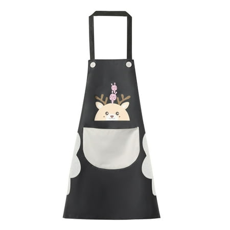Apron Adjustable PVC Sleeveless Apron Pocket Strap Cooking Bib Kitchen Accessory Type 1 Black and Gray
Apron Adjustable PVC Sleeveless Apron Pocket Strap Cooking Bib Kitchen Accessory Type 1 Black and Gray