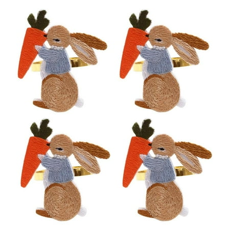 Tohuu Rabbit Napkin Ring Rabbit Napkin Rings Set of 4 Boho Bunny Napkin Ring for Easter Decoration Party Dining Table Settings Decor well-suited
Tohuu Rabbit Napkin Ring Rabbit Napkin Rings Set of 4 Boho Bunny Napkin Ring for Easter Decoration Party Dining Table Settings Decor well-suited