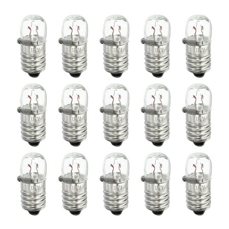Uxcell 12V/3W E10 Warm Yellow Light Mini Incandescent Bulbs with Box 1 Set/15 Count
Uxcell 12V/3W E10 Warm Yellow Light Mini Incandescent Bulbs with Box 1 Set/15 Count