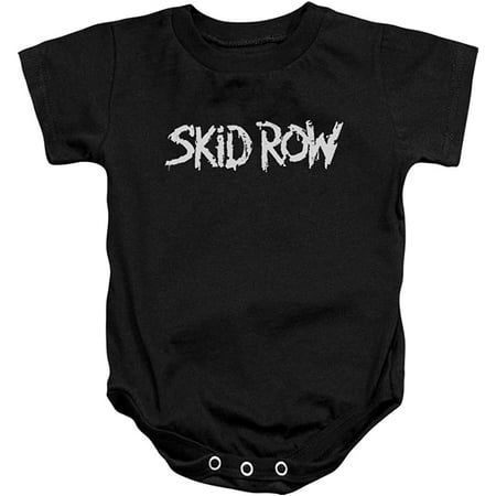 Skid Row Logo Unisex Baby Snapsuit Black XL (24 Mos)