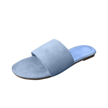 iOPQO Women s slipper Women s Fashion Summer Suede Flip-Flops Outer Wear Flat Large Size Slippers suede flip flops light Light blue 41
iOPQO Women s slipper Women s Fashion Summer Suede Flip-Flops Outer Wear Flat Large Size Slippers suede flip flops light Light blue 41