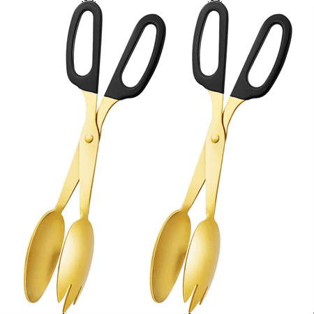 2 Pack 10 Inch Gold Serving Tongs Gold Serving Utensils Salad Tongs Buffet Tongs Non-Slip & Easy Grip Stainless Steel
2 Pack 10 Inch Gold Serving Tongs Gold Serving Utensils Salad Tongs Buffet Tongs Non-Slip & Easy Grip Stainless Steel