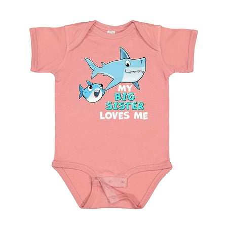 Inktastic My Big Sister Loves Me with Cute Sharks Gift Baby Boy or Baby Girl Bodysuit
Inktastic My Big Sister Loves Me with Cute Sharks Gift Baby Boy or Baby Girl Bodysuit