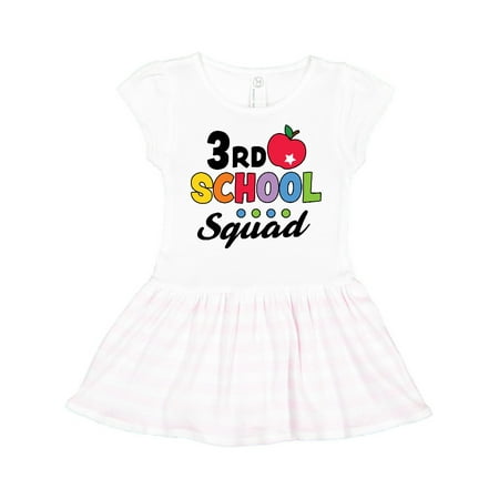 Inktastic 3rd Grade School Squad with Apple and Star Gift Toddler Girl Dress 
Inktastic 3rd Grade School Squad with Apple and Star Gift Toddler Girl Dress