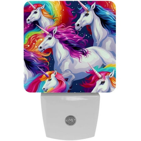 Rainbow Unicorns LED Square Night Lights - Bright Energy-Efficient Luminaires for Tranquil Nights - Set of 2 200 Characters
Rainbow Unicorns LED Square Night Lights - Bright Energy-Efficient Luminaires for Tranquil Nights - Set of 2 200 Characters
