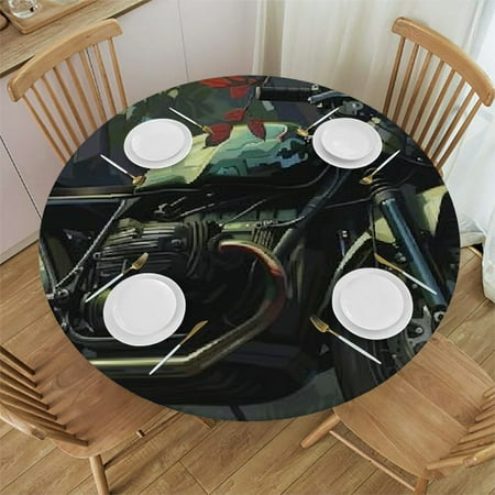 Orinice Helmet Round Table Cover Stain Resistant Washable Indoor Outdoor Tablecloth Kitchen Dining Wedding Parties Elastic Edge 100% Polyester Fiber 38-42
Orinice Helmet Round Table Cover Stain Resistant Washable Indoor Outdoor Tablecloth Kitchen Dining Wedding Parties Elastic Edge 100% Polyester Fiber 38-42