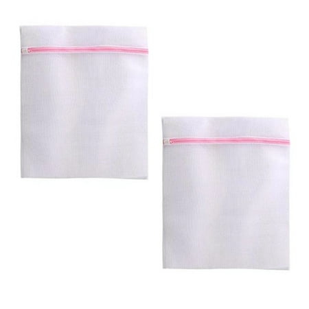 Laundry Mesh Bag 2 Pcs Durable Bra Lingerie Clothing Washing Bags with Invisible Zipper for Underwear Blouse Stocking
Laundry Mesh Bag 2 Pcs Durable Bra Lingerie Clothing Washing Bags with Invisible Zipper for Underwear Blouse Stocking