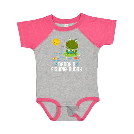 Inktastic Daddys Fishing Buddy Cute Frog Gift Baby Boy or Baby Girl Bodysuit 
Inktastic Daddys Fishing Buddy Cute Frog Gift Baby Boy or Baby Girl Bodysuit