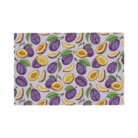 Table Placemats Set of 6 - Plum 12x18 In Faux Linen Double Heat Resistant Place Mats Cloth Indoor/Outdoor Placemats Washable Table Mats for Dining Kitchen Party
Table Placemats Set of 6 - Plum 12x18 In Faux Linen Double Heat Resistant Place Mats Cloth Indoor/Outdoor Placemats Washable Table Mats for Dining Kitchen Party