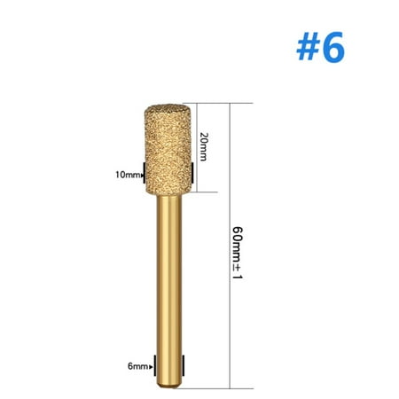 BAMILL 6mm Shank Vacuum Brazed Diamond Burr Head Grinding Rotary File For Stone Steel
BAMILL 6mm Shank Vacuum Brazed Diamond Burr Head Grinding Rotary File For Stone Steel