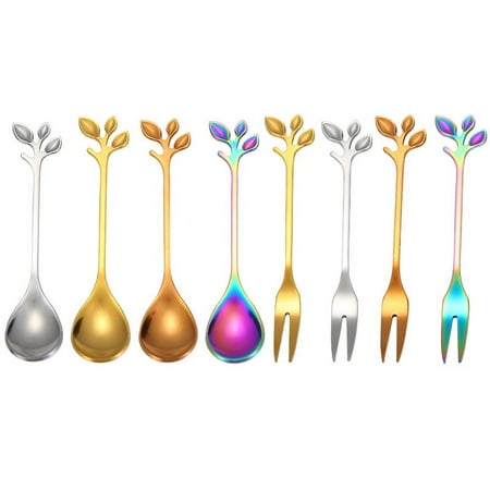 4pcs Stainless Steel Spoon Leaf Coffee Spoon Creative Tableware Dessert Spoons Stirring Spoon
4pcs Stainless Steel Spoon Leaf Coffee Spoon Creative Tableware Dessert Spoons Stirring Spoon