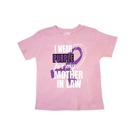 Inktastic Chronic Pain I Wear Purple For My Mother in Law Gift Toddler Boy or Toddler Girl T-Shirt
Inktastic Chronic Pain I Wear Purple For My Mother in Law Gift Toddler Boy or Toddler Girl T-Shirt