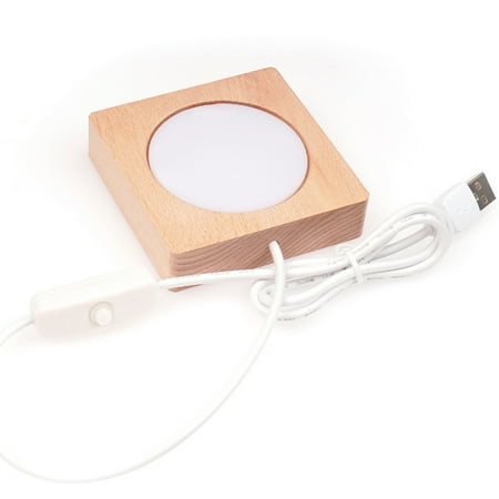 SIEYIO Simple Style LED Wood Resin Display Base Square Night Light Lamp USB Ornament
SIEYIO Simple Style LED Wood Resin Display Base Square Night Light Lamp USB Ornament