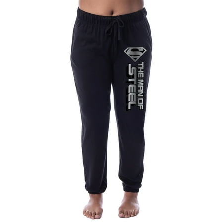 DC Comics Womens Superman S The Man Of Steel Jogger Sleep Pajama Pants (XL)