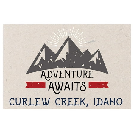 Curlew Creek Idaho Souvenir 2x3 Inch Fridge Magnet Adventure Awaits Design