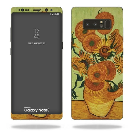 Skin Decal Wrap for Samsung Galaxy Note 8 Van Gogh Sunflowers