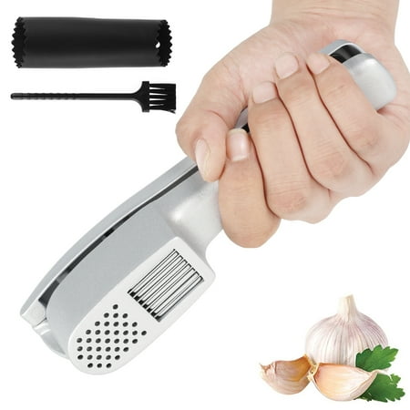 Garlic Press 2 in 1 Manual Garlic Crusher with Non-slip Handle Multifunctional Garlic Cutter with Cleaning Brush and Peeling Tube Garlic Slicer Kitchen Tools for Home Use
Garlic Press 2 in 1 Manual Garlic Crusher with Non-slip Handle Multifunctional Garlic Cutter with Cleaning Brush and Peeling Tube Garlic Slicer Kitchen Tools for Home Use