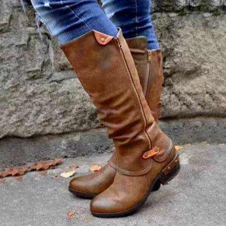 Njoeus Womens Boots Mid Calf Women s Fashion Boots Winter Boots for Women Shoes Low-Heel Comfortable Outdoor Non-Slip Outdoor Mid-Calf Boots
Njoeus Womens Boots Mid Calf Women s Fashion Boots Winter Boots for Women Shoes Low-Heel Comfortable Outdoor Non-Slip Outdoor Mid-Calf Boots