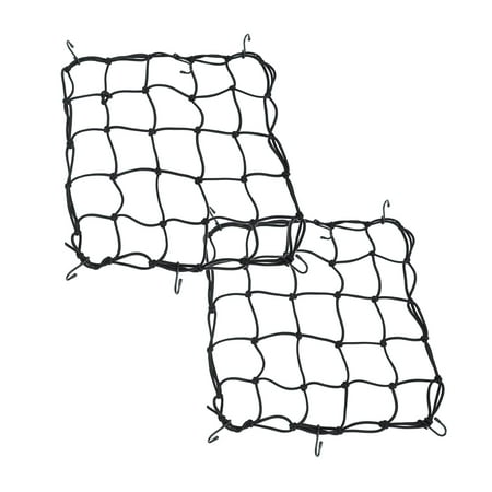 2 Pack 15.7 X 15.7 Motorcycle Cargo Net Made of Rubber Heavy Duty Bungee Net Stretches to 31.5 x 31.5 with 6 Adjustable Iron Hooks for Motorcycle Bike ATV SUV Trailer
2 Pack 15.7 X 15.7 Motorcycle Cargo Net Made of Rubber Heavy Duty Bungee Net Stretches to 31.5 x 31.5 with 6 Adjustable Iron Hooks for Motorcycle Bike ATV SUV Trailer