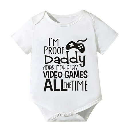 Toddler Baby Girls Climbing Clothes Unisex Solid Spring Summer Short Sleeve Print Romper Bodysuit Clothes For 12-18 Months
Toddler Baby Girls Climbing Clothes Unisex Solid Spring Summer Short Sleeve Print Romper Bodysuit Clothes For 12-18 Months