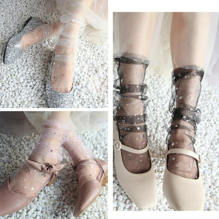 Zhaomeidaxi Women Sheer Sock Elastic See Through Socks Ultrathin Transparent Mesh Socks Summer Daily for Women and Girls
Zhaomeidaxi Women Sheer Sock Elastic See Through Socks Ultrathin Transparent Mesh Socks Summer Daily for Women and Girls