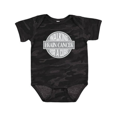 Inktastic Brain Cancer Awareness Walk Gift Baby Boy or Baby Girl Bodysuit