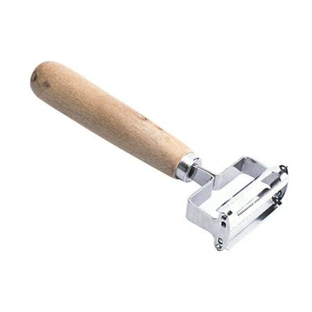 2pcs Wood Handle Stainless Steel Fruit Peeler Vegetable Grater Multi-function Sawtooth Peeler Kitchen Gadget (Khaki+Silver)
2pcs Wood Handle Stainless Steel Fruit Peeler Vegetable Grater Multi-function Sawtooth Peeler Kitchen Gadget (Khaki+Silver)