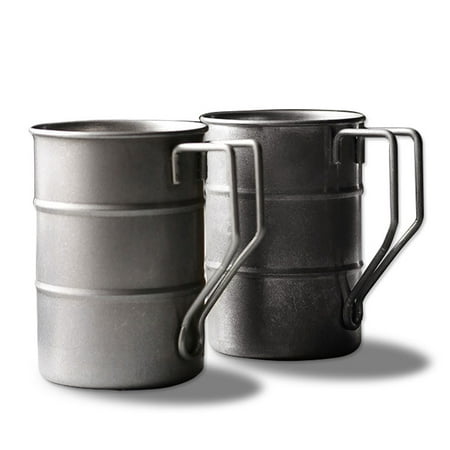 2 Pack 12.5 oz Stainless Steel Cups Double Handles Drinking Antique Cups Mugs for Camping BBQ Outdoor Party Home
2 Pack 12.5 oz Stainless Steel Cups Double Handles Drinking Antique Cups Mugs for Camping BBQ Outdoor Party Home