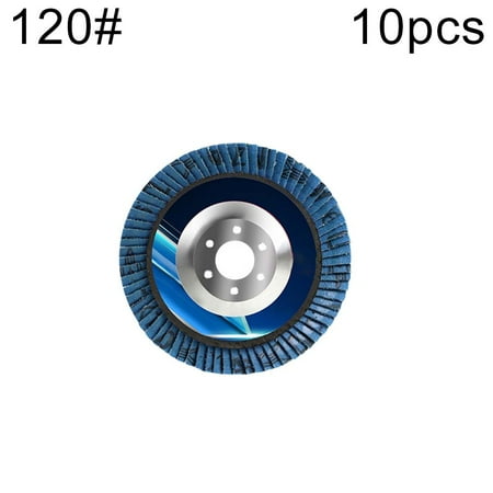 SouthEle 10Pcs 100mm 60-320 Grit Flap Sanding Disc Grinding Wheels Tool for Angle Grinder
SouthEle 10Pcs 100mm 60-320 Grit Flap Sanding Disc Grinding Wheels Tool for Angle Grinder