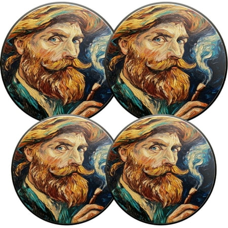 Electric Stove Burner Covers 4 Pcs Round Gas Burner Cover 8 and 10 Inch Pipe - smoking Portrait in Impressionist Style
Electric Stove Burner Covers 4 Pcs Round Gas Burner Cover 8 and 10 Inch Pipe - smoking Portrait in Impressionist Style