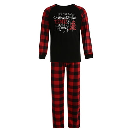 Pybcvrrd Christmas Family Matching Pajamas Set Plaid Tree Print Long Sleeve Tops with Pants
Pybcvrrd Christmas Family Matching Pajamas Set Plaid Tree Print Long Sleeve Tops with Pants