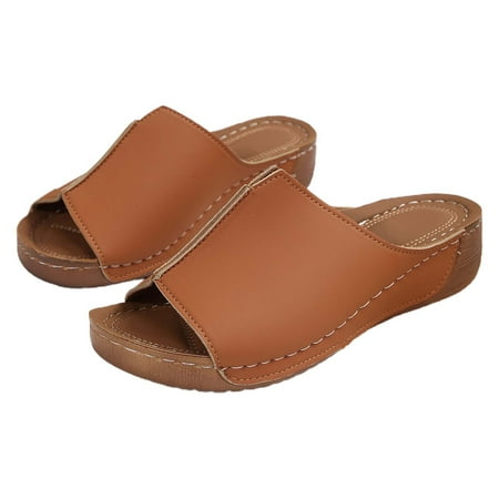 Ruyang Women s Beach Slope Heel Slippers Hollow Casual Slippers Slope Bottom Shoes Retro Sandals Women s Slippers Size 8
Ruyang Women s Beach Slope Heel Slippers Hollow Casual Slippers Slope Bottom Shoes Retro Sandals Women s Slippers Size 8