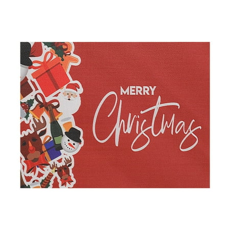 Christmas Placemats For Dining Table Christmas Holiday Rustic Retro Thanksgiving Washable Placemats... Placemat (J A)
Christmas Placemats For Dining Table Christmas Holiday Rustic Retro Thanksgiving Washable Placemats... Placemat (J A)