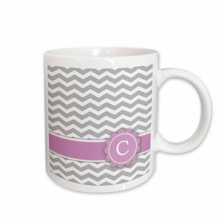 3dRose Letter C monogrammed on grey and white chevron with pink - gray zigzags - personal initial zig zags Ceramic Mug 15-ounce
3dRose Letter C monogrammed on grey and white chevron with pink - gray zigzags - personal initial zig zags Ceramic Mug 15-ounce