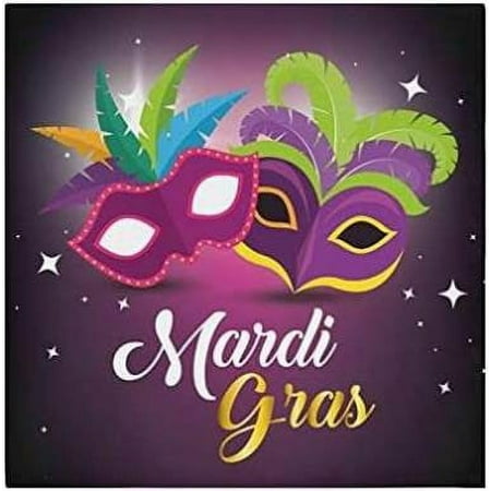 Coolnut Mardi Gras Cloth Napkins Set of 4 Oversized Washable Reusable Polyester Dinner Table Napkins for Family Restaurant Party Decor 20 x 20 Inch
Coolnut Mardi Gras Cloth Napkins Set of 4 Oversized Washable Reusable Polyester Dinner Table Napkins for Family Restaurant Party Decor 20 x 20 Inch